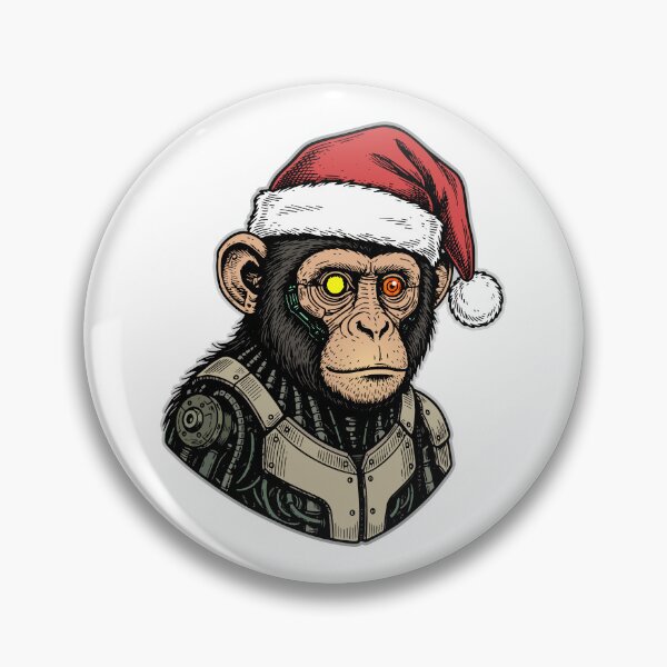 Item preview, Cybernetic New Year's Chimpanzee designed and sold by krabbaraban.
