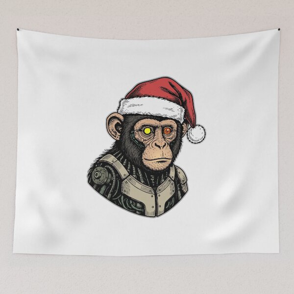 Item preview, Cybernetic New Year's Chimpanzee designed and sold by krabbaraban.
