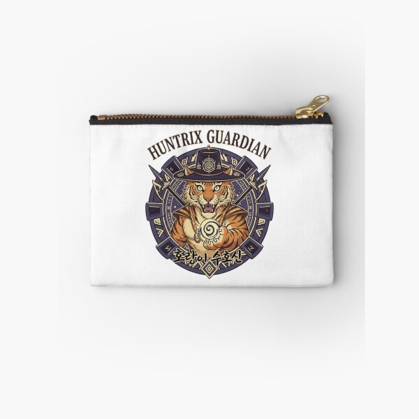 Item preview, Huntrix Guardian Fantasy Tiger Warrior Art - Epic Korean Beastmaster Emblem Print designed and sold by wellie-chic.