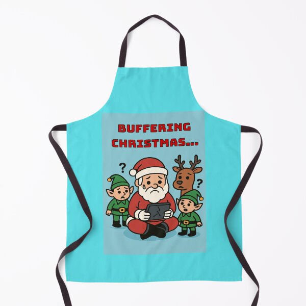 Item preview, “Buffering Christmas…” - a fun print for gamers from Felia designed and sold by Felia001.