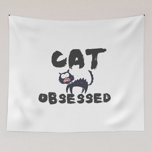 Item preview, Cat Obsessed – Funny Cat Lover Design designed and sold by CielaNoir.