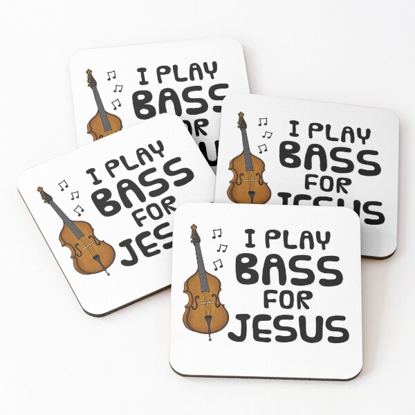 Item preview, I Play Bass For Jesus, Double Bassist Church Musician designed and sold by doodlerob.