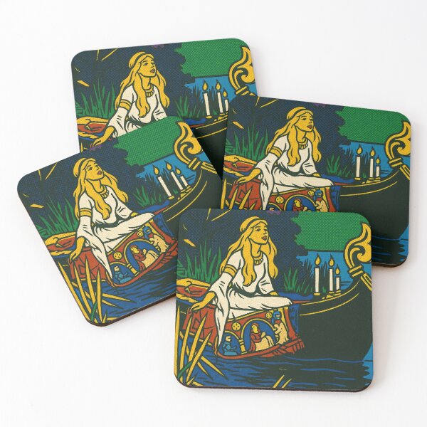 Item preview, The Lady of Shalott - Pop Art Reinterpretation designed and sold by ThanksForToday.