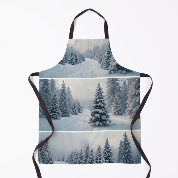 Item preview, Wintery road through snow-covered pine forest designed and sold by Mianku | Für das Leben.