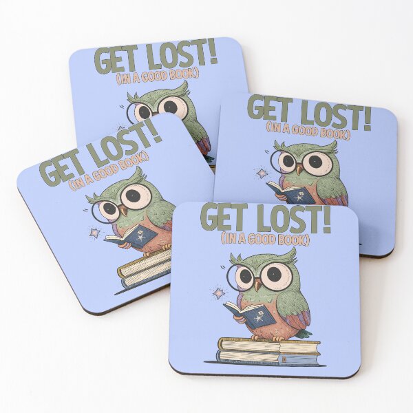 Item preview, Get Lost in a Good Book: Owl's Reading Adventure designed and sold by Steele-Art.