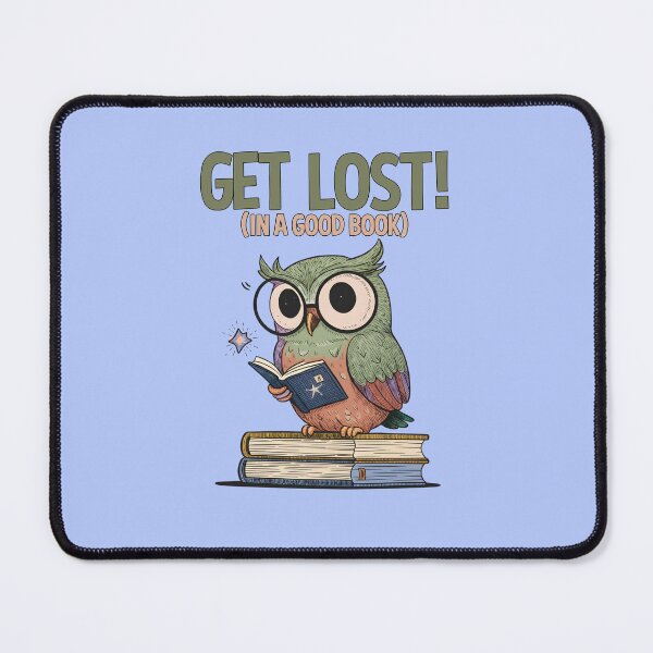 Item preview, Get Lost in a Good Book: Owl's Reading Adventure designed and sold by Steele-Art.