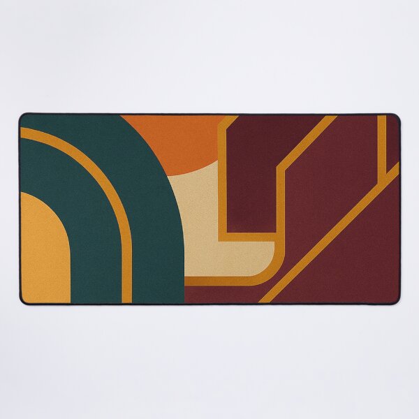 Item preview, Retro Geometry - Sun and Curves in Art Deco Style designed and sold by JonelleTshirts.