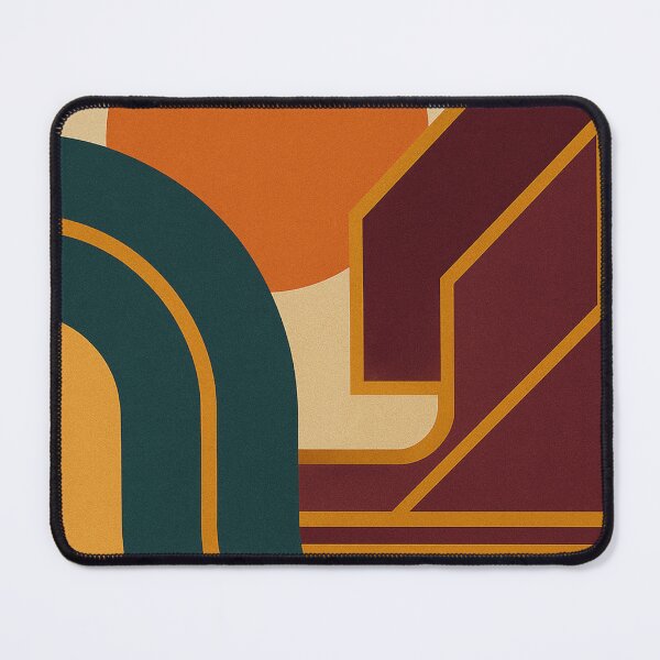 Item preview, Retro Geometry - Sun and Curves in Art Deco Style designed and sold by JonelleTshirts.