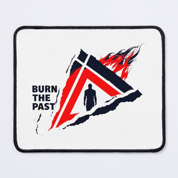 Item preview, Burn the Past – Cyberpunk Rebirth Art | Futuristic Rebellion Design designed and sold by Weird Broken Art.