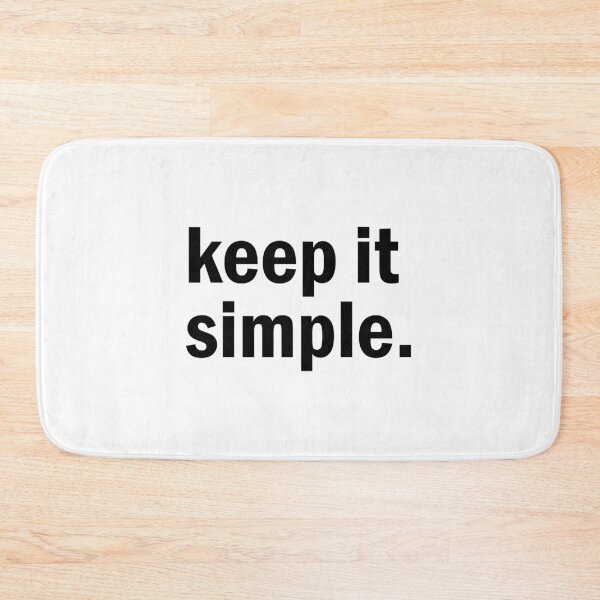 Item preview, keep it simple designed and sold by designing01Ar3.
