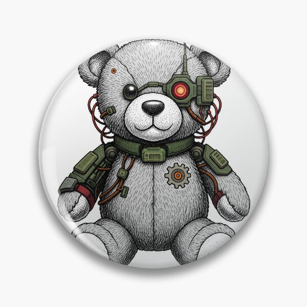 Item preview, The cybernetic bear designed and sold by krabbaraban.