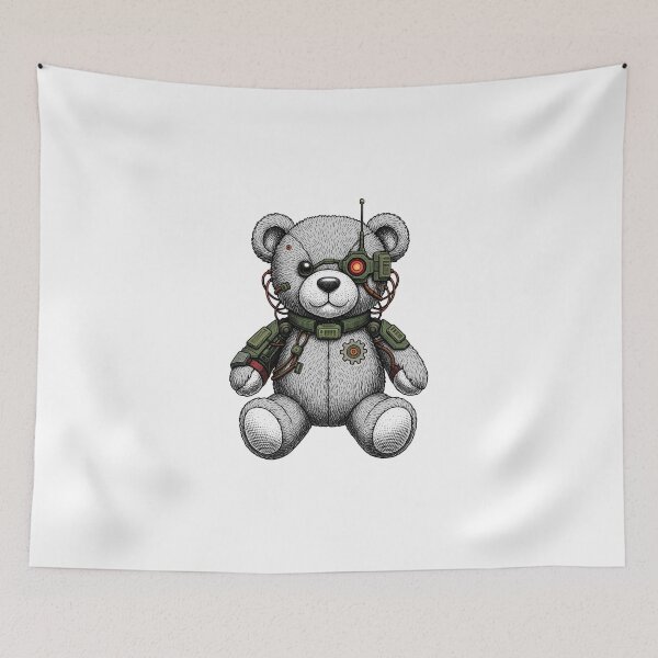 Item preview, The cybernetic bear designed and sold by krabbaraban.
