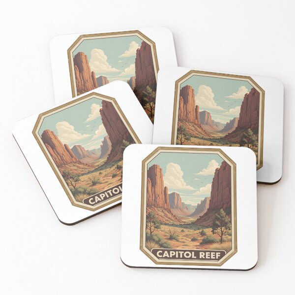 Item preview, Capitol Reef National Park Red Valley Turn Passage designed and sold by Simsimah26Parks.