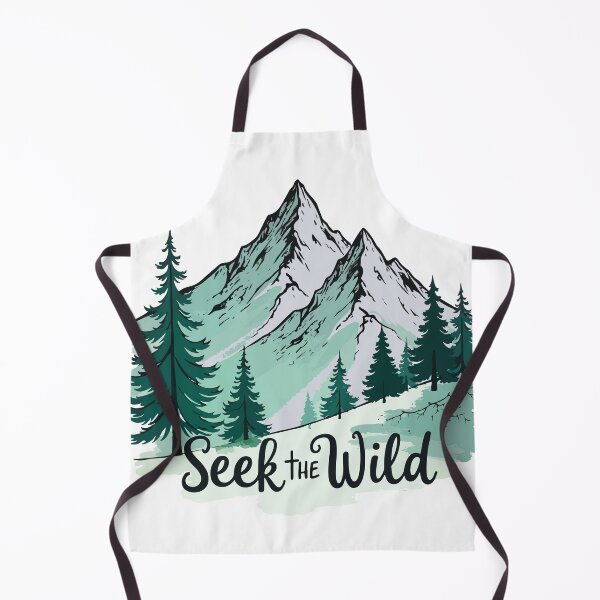 Item preview, Seek the Wild T-Shirt - Mountain Evergreen Trees Outdoor Adventure Tee designed and sold by Design-Pro-21.