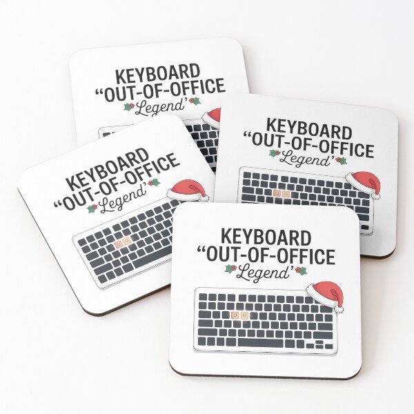 Item preview, Keyboard Out-of-Office Legend Christmas Shirt - Funny Remote Work Holiday Tee designed and sold by GiftsForge.