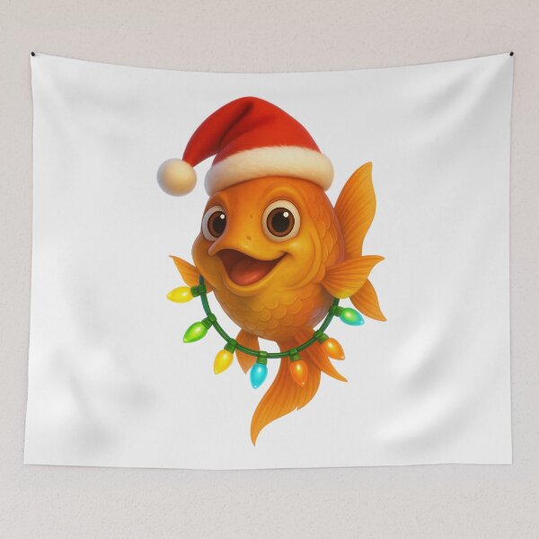 Item preview, Christmas Barb Fish designed and sold by Sillytoe.