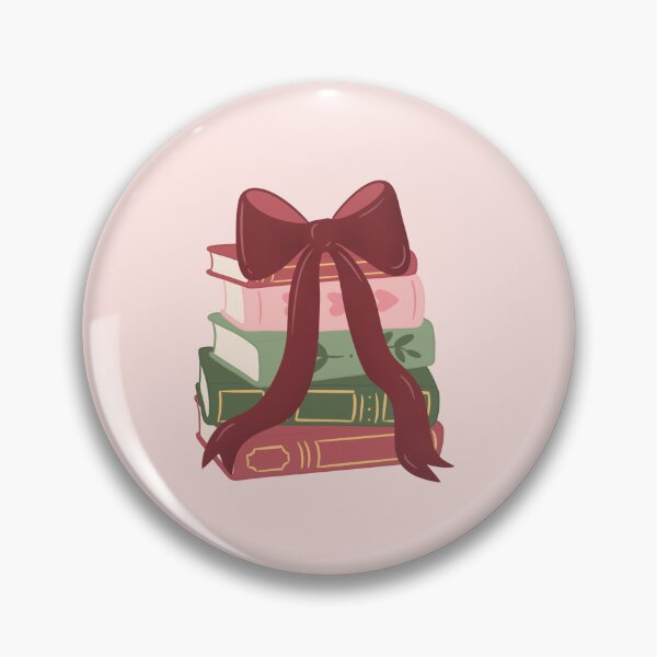 Item preview, Christmas book stack with red bow designed and sold by By_Lisart.