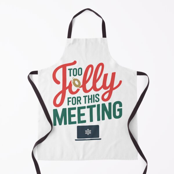 Item preview, Too Jolly for This Meeting Christmas Shirt - Funny Zoom Work Holiday Tee designed and sold by GiftsForge.