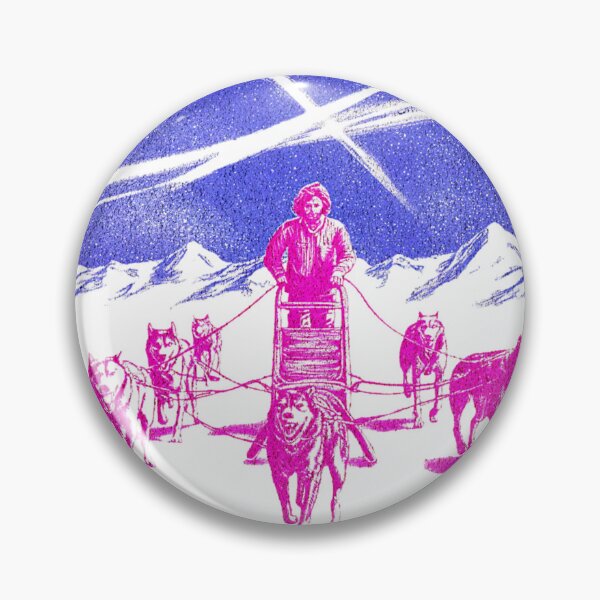 Item preview, The Dogs Are Calling So I Musht Go | Retro Dog Mushing Adventure Art designed and sold by ikidyounot.