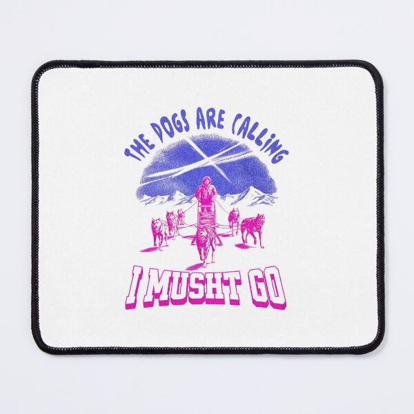 Item preview, The Dogs Are Calling So I Musht Go | Retro Dog Mushing Adventure Art designed and sold by ikidyounot.