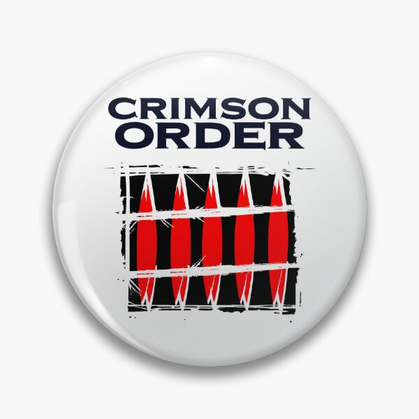 Item preview, Crimson Order – Cyberpunk Society Art | Futuristic Red Symbolism designed and sold by Weird Broken Art.