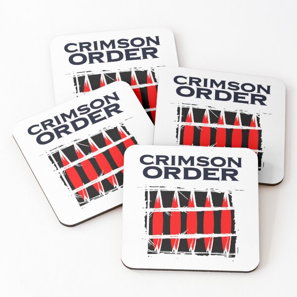 Item preview, Crimson Order – Cyberpunk Society Art | Futuristic Red Symbolism designed and sold by Weird Broken Art.