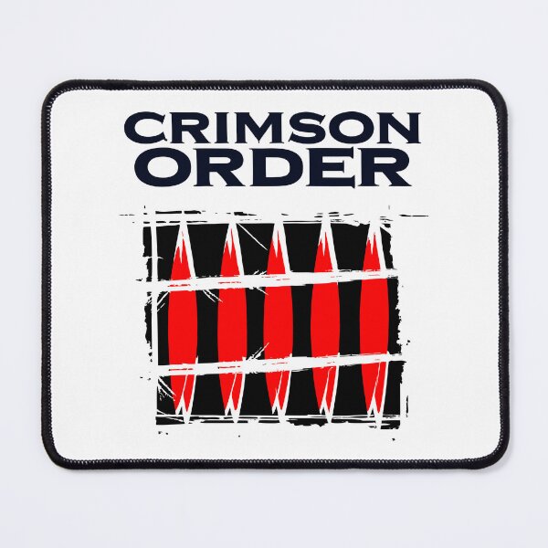 Item preview, Crimson Order – Cyberpunk Society Art | Futuristic Red Symbolism designed and sold by Weird Broken Art.
