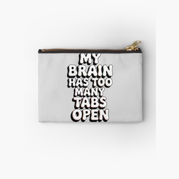 Item preview, My Brain Has Too Many Tabs Open Funny Retro Design designed and sold by SoftyDesigns.