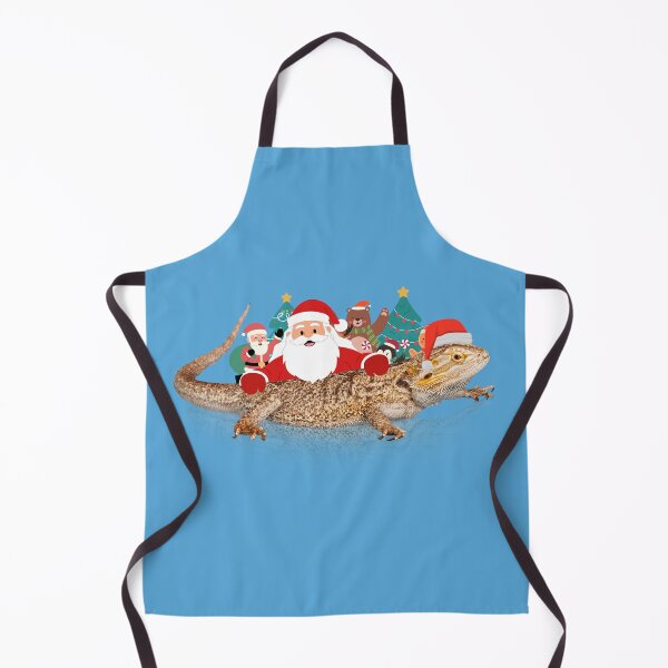 Item preview, bearded dragon santa sleigh ride christmas ,funny reptile xmas  designed and sold by Stickers  Designer.