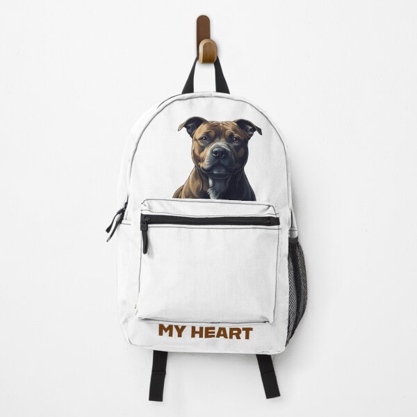 Item preview, My Staffie My Love My Heart - Proud Staffie Portrait designed and sold by ReptiWorks.