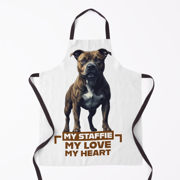 Item preview, My Staffie My Love My Heart - Proud Staffie Portrait designed and sold by ReptiWorks.