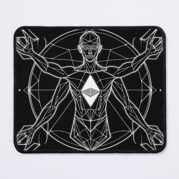 Item preview, Ethereum Angel of Decentralization – Sacred Web3 Enlightenment Artwork designed and sold by Benito Del Ray.