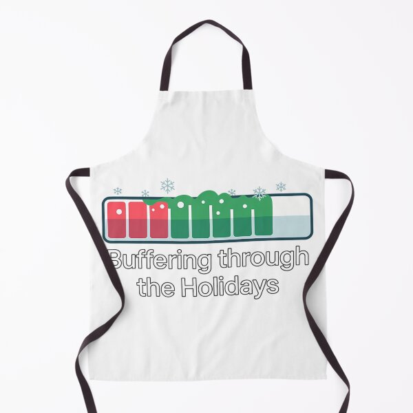 Item preview, Buffering Through the Holidays Christmas Shirt - Funny Loading Bar Meme Tee designed and sold by GiftsForge.