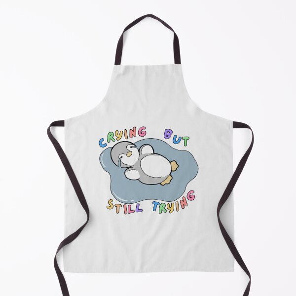 Item preview, Crying but still trying | Funny mental health design designed and sold by NeurodiverseTea.