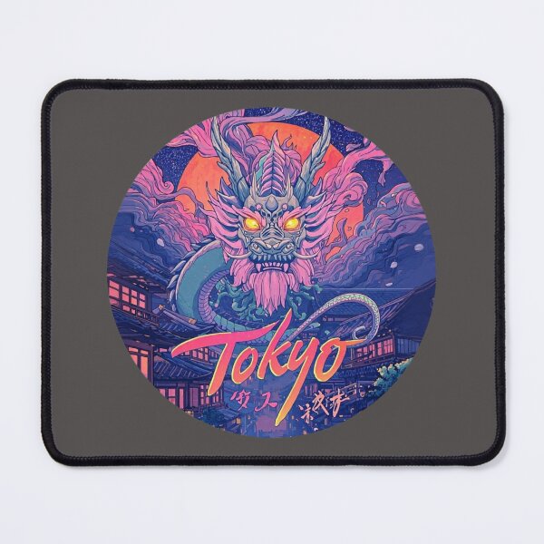 Item preview, Tokyo dragon designed and sold by Pastel & Neon art store.