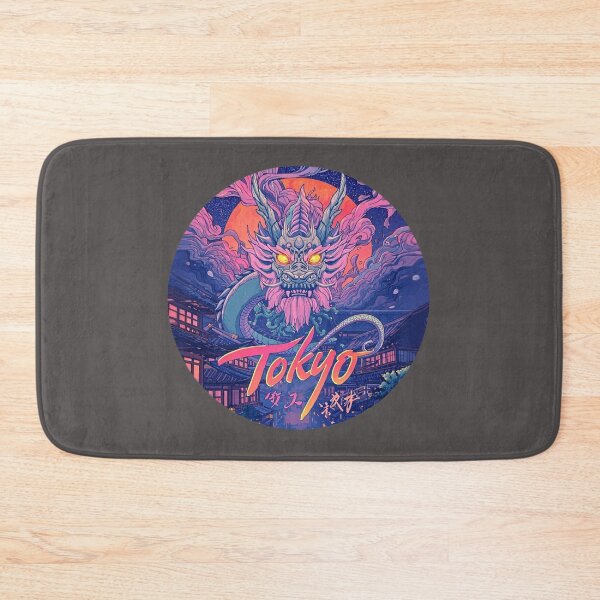 Item preview, Tokyo dragon designed and sold by Pastel & Neon art store.
