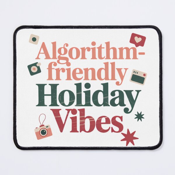 Item preview, Algorithm Friendly Holiday Vibes Christmas Shirt - Funny Influencer Meme Tee designed and sold by GiftsForge.