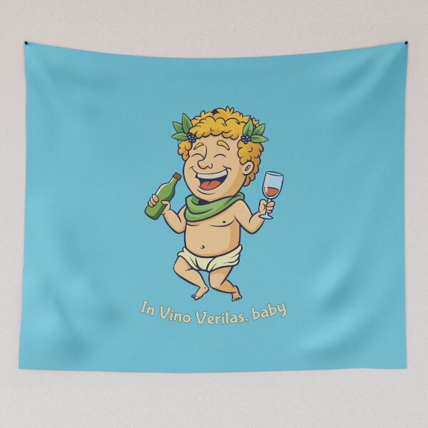 Item preview, In Vino Veritas, Baby - Little Dionysus designed and sold by Drawings Project.