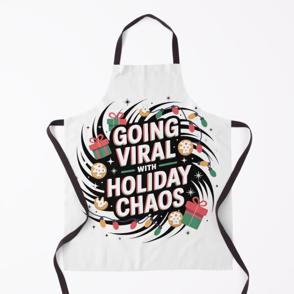 Item preview, Going Viral With Holiday Chaos Christmas Shirt - Funny Meme Worthy Tee designed and sold by GiftsForge.