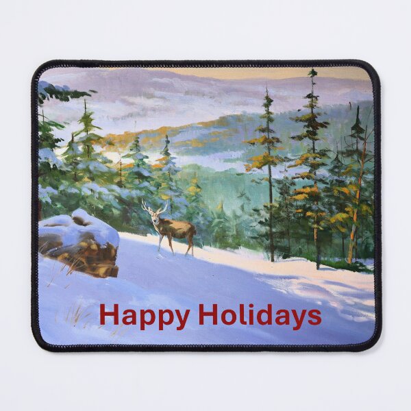 Item preview, Happy Holidays - Deer - English designed and sold by kenkortner.