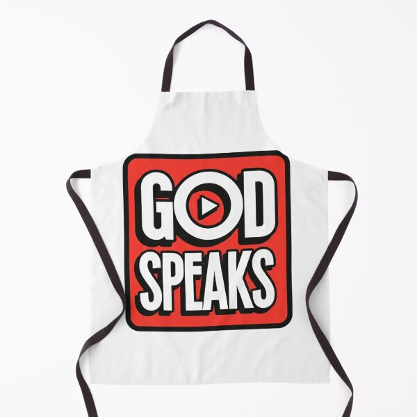 Item preview, GOD SPEAKS Bold Block Logo Christian Statement Tee designed and sold by FitnWear.