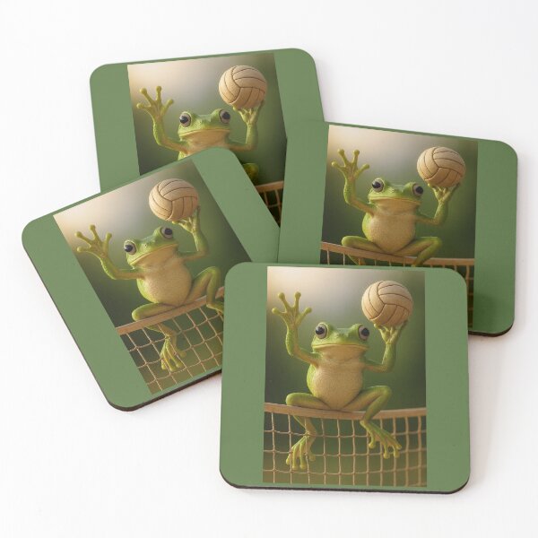 Item preview, Volleyball Playin' Frog designed and sold by Tridentulus.
