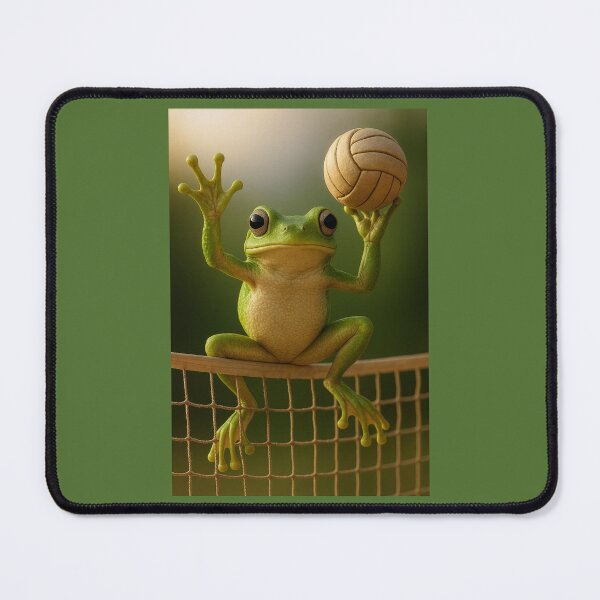 Item preview, Volleyball Playin' Frog designed and sold by Tridentulus.
