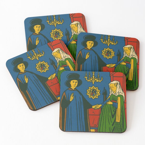 Item preview, Arnolfini Portrait - Pop Art Edition designed and sold by ThanksForToday.
