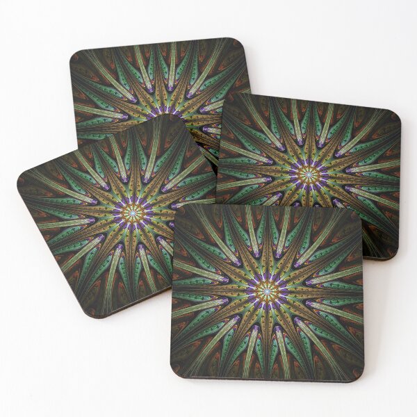 Item preview, Scintillating Rays of Green and Gold designed and sold by Pixicato.