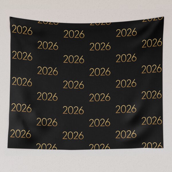 Item preview, Minimalist Gold 2026 Typography – Elegant New Year Design, Luxury Celebration, Modern 2026 Print designed and sold by FUIRY .