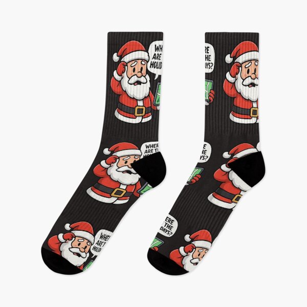 Item preview, Santa Nicholas Where are the holidays? designed and sold by Dedokris.