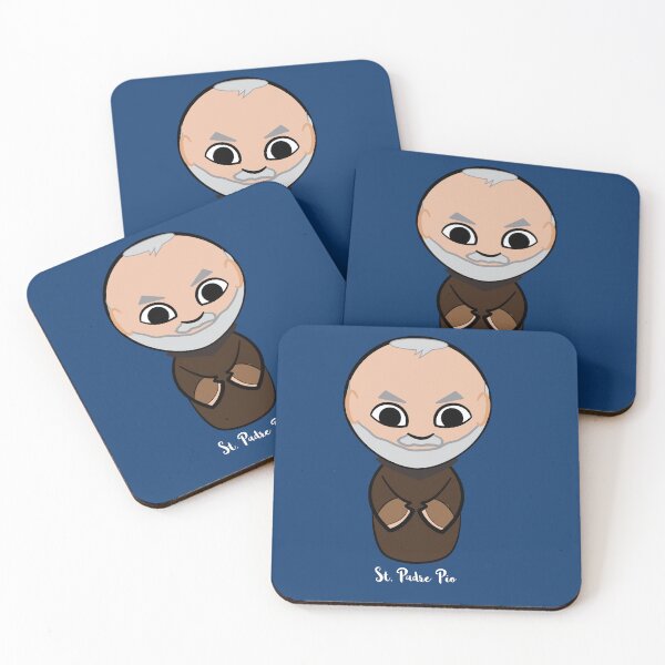Item preview, Cool, cute St. Padre Pio Character designed and sold by artjuniverse.