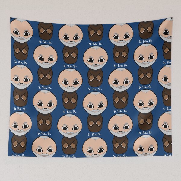 Item preview, Cool, cute St. Padre Pio Character designed and sold by artjuniverse.