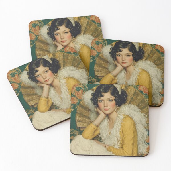 Item preview, Golden Reverie: Ornate Portrait of Elegance designed and sold by ForeverPrintsOK.